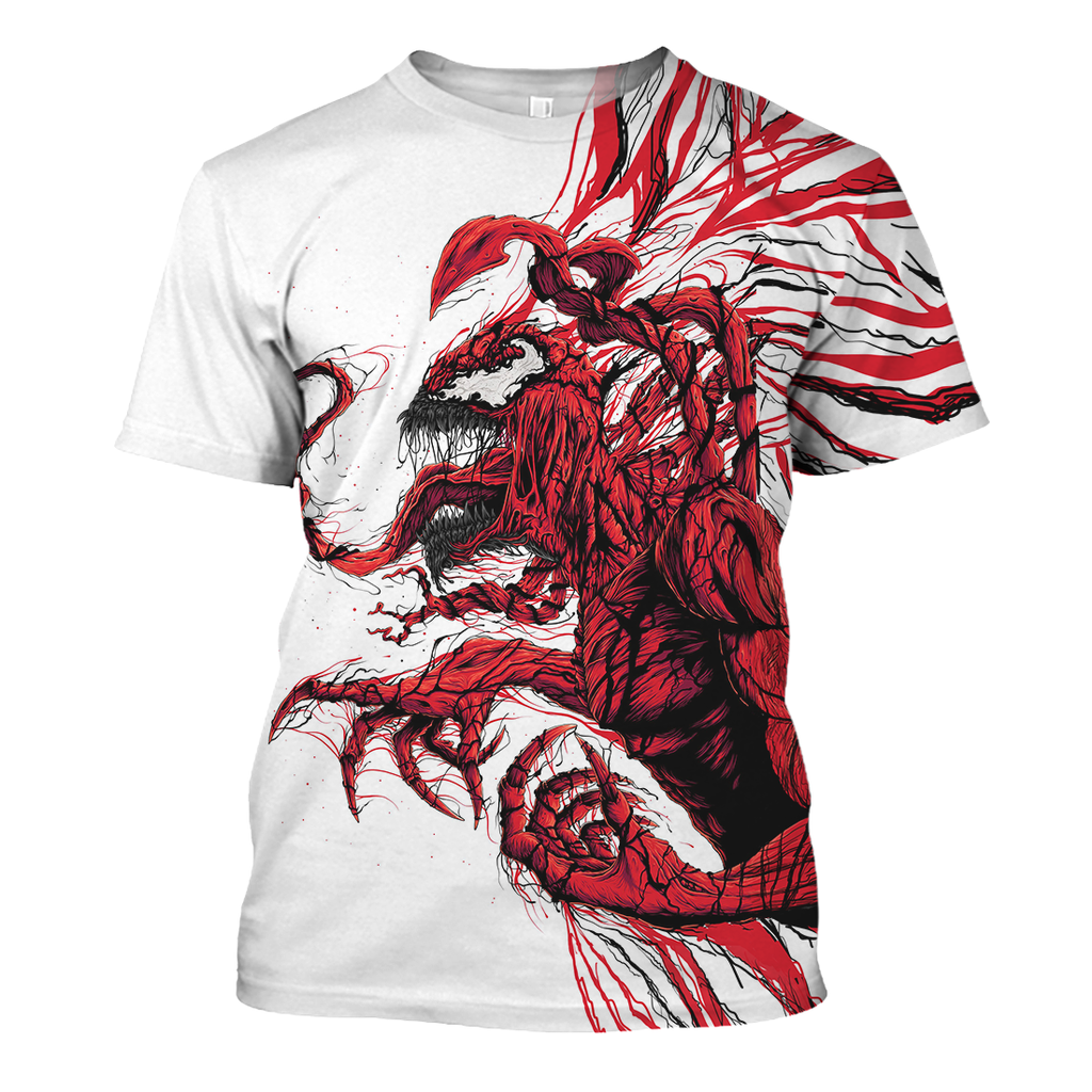  Carnage Venom Shirt Venom Carnage Tee Red White Hoodie MV Venom Hoodie Sweater Tank 2025