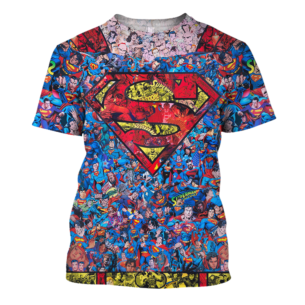  DC Super M Hoodie Super M Pattern T-shirt Awesome DC Shirt Sweater Zip Tank 