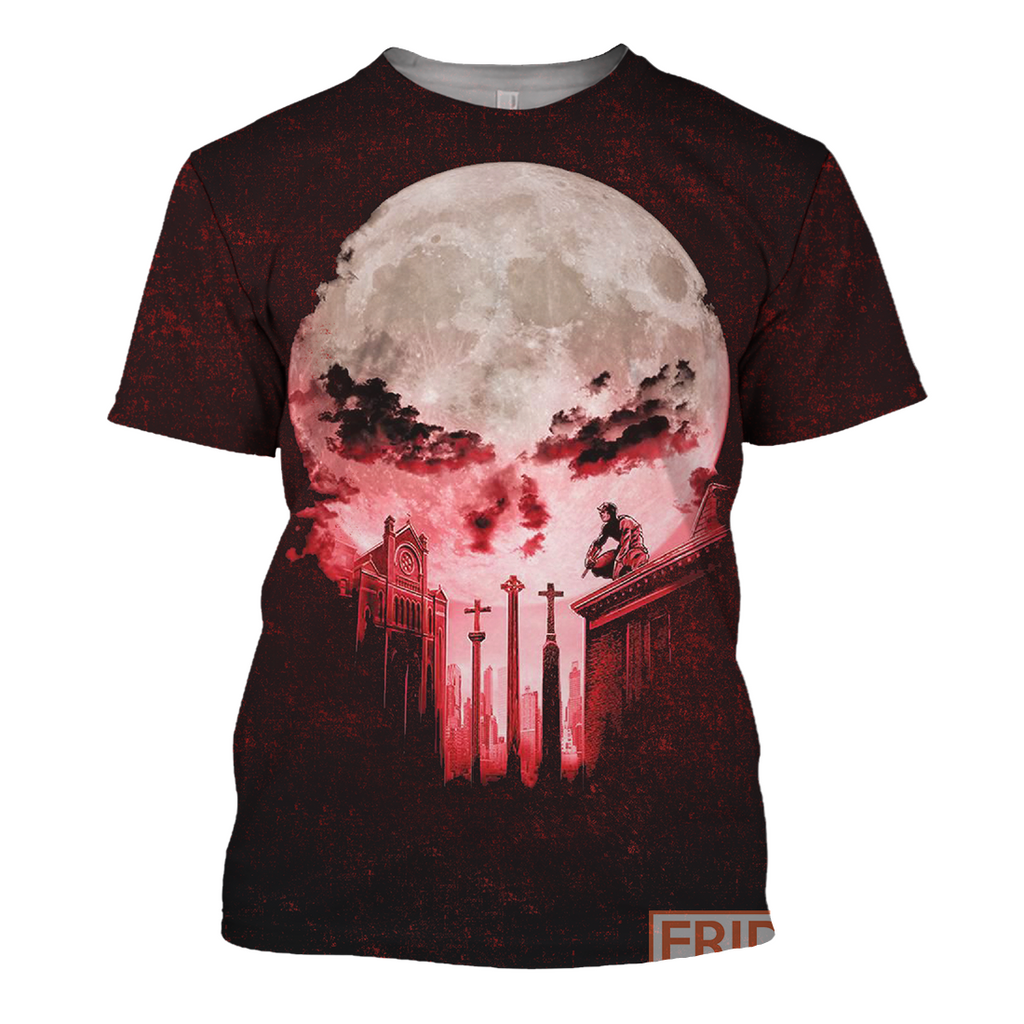  MV Punisher Hoodie Punisher Red Moon 3D Print T-shirt MV Punisher Shirt Sweater Tank 2025