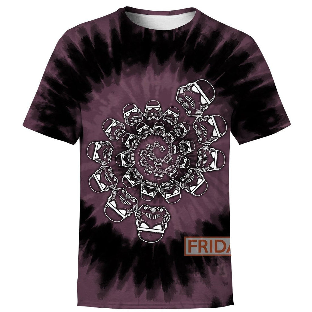  SW T-shirt Stormtrooper Circle Tie dye T-shirt Cool High Quality SW Hoodie Sweater Tank 2025