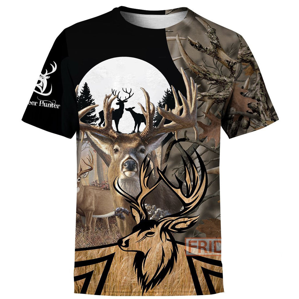 Gifury Hunting Hoodie Deer Hunting Deers Shadow Forest Art T-shirt Hunting Shirt Sweater Tank 2026