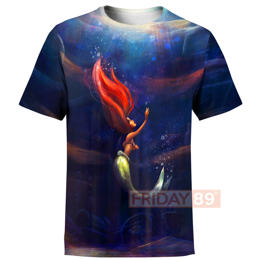 TLM Ariel T-shirt Little Mermaid Beauty Art T-shirt Awesome DN Hoodie Sweater Tank