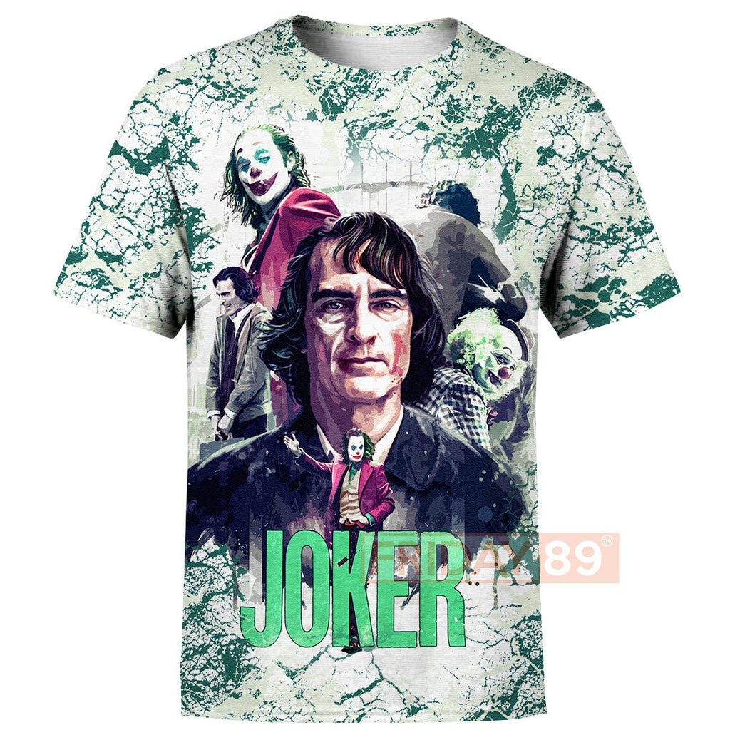  DC Joker Shirt Phoenix's Joker 3D Print Shirt Awesome DC Joker Hoodie Sweater Tank