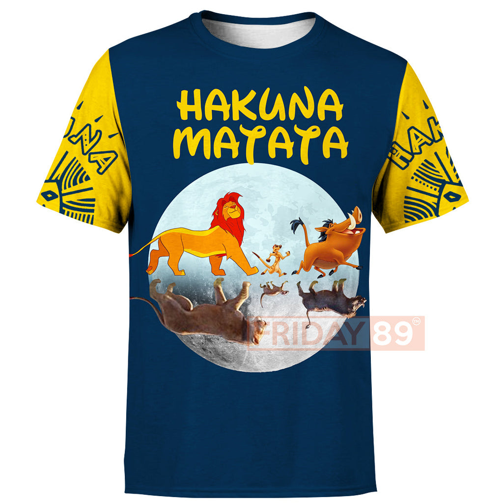 LK T-shirt In The Moon - Hakuna Matata T-shirt Awesome DN Hoodie Sweater Tank