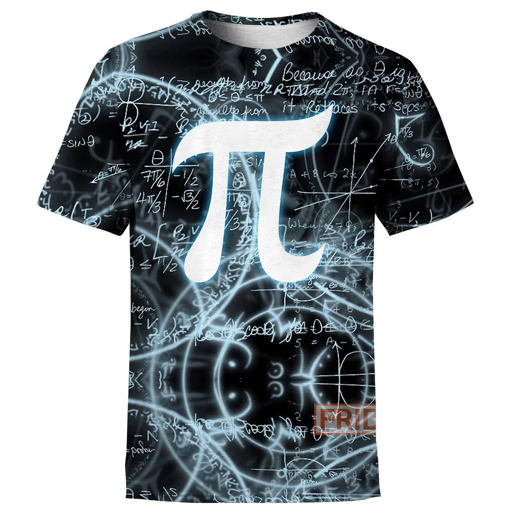 Gifury Pi Hoodie Mathematics Geeks And Nerds Pi Day 3D Print T-shirt Pi Shirt Sweater Tank 2025