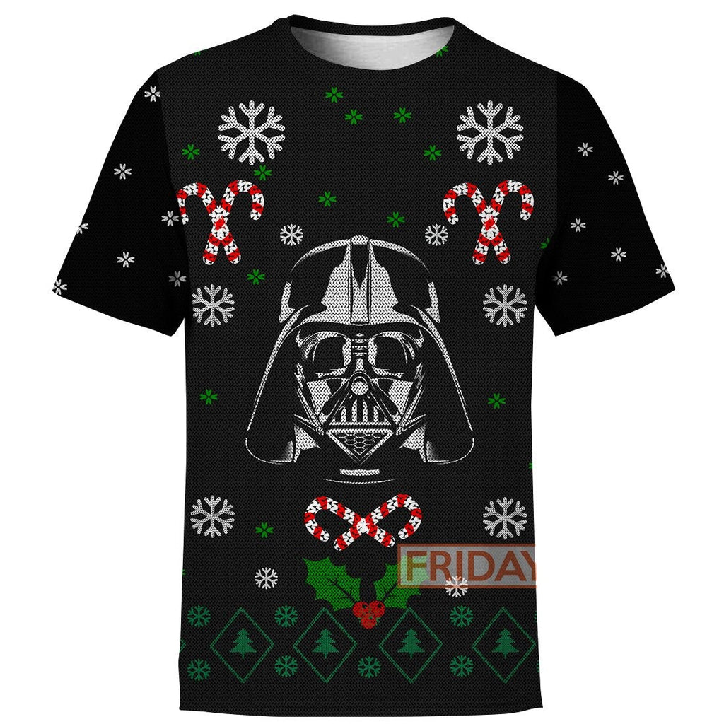  SW T-shirt Darth Vader Christmas Sweater T-shirt Awesome SW Hoodie Sweater Tank 2024