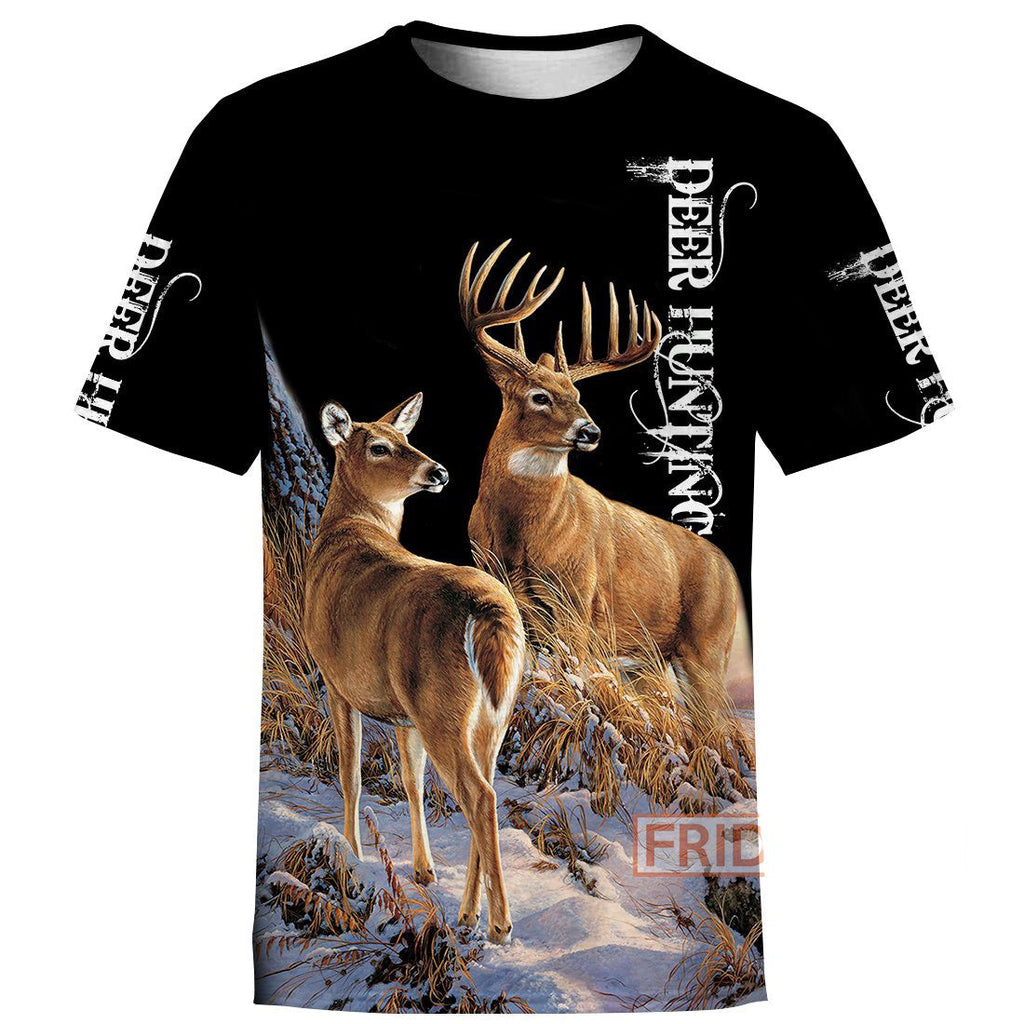 Gifury Hunting T-shirt Animals Wildlife Deers Hunter 3D Hoodie T-shirt Hunting Hoodie Sweater Tank 2025