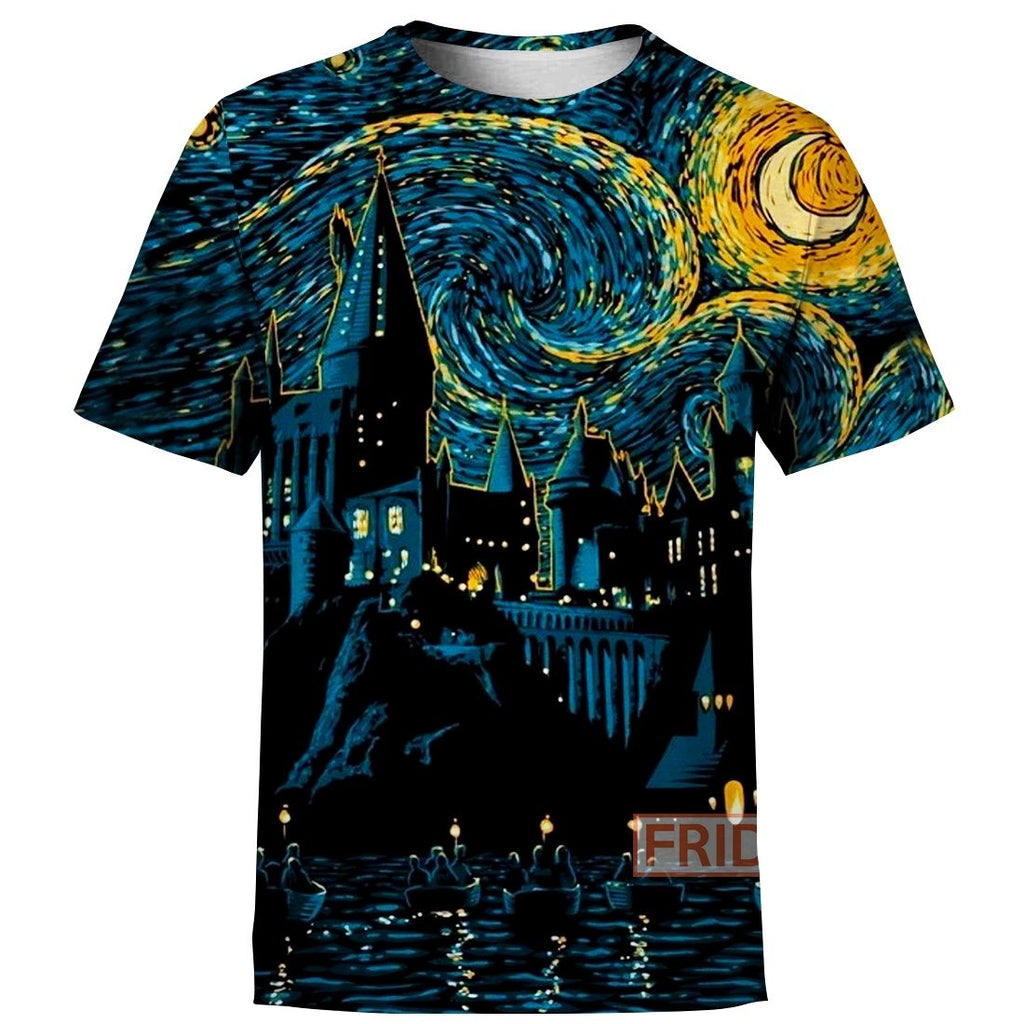  HP T-shirt HW Magic Starry Night 3D Print Hoodie Cool High Quality HP HW T-shirt Tank Sweater 2025