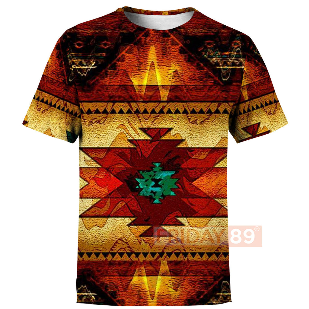 Gifury Native American Hoodie Native Culture Art Pattern 3D Print T-shirt Native American Hoodie Sweater Tank 2022