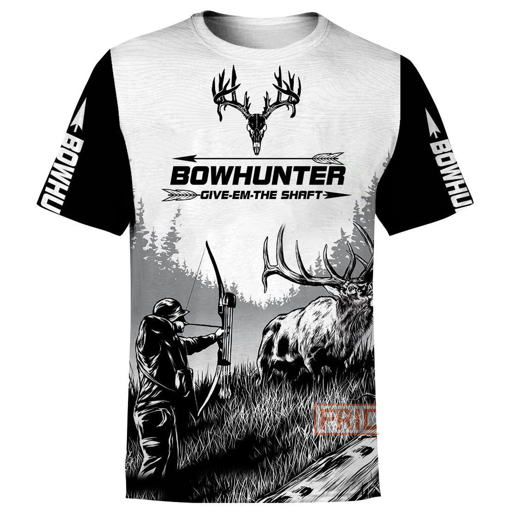 Gifury Hunting Hoodie Bow Hunter Moose Deer Hunting Art 3D T-shirt Hunting Shirt Sweater Tank 2026