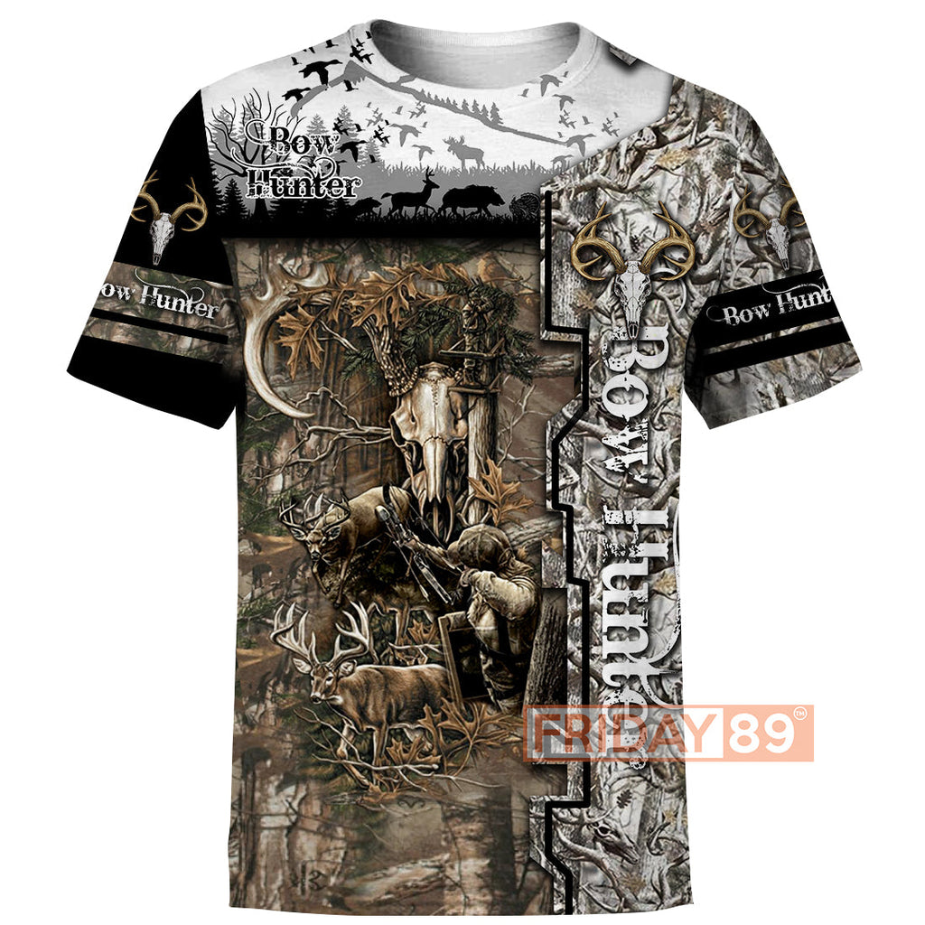 Gifury Hunting Hoodie Bow Hunter Wildlife Animals Hunting T-shirt Hunting Shirt Sweater Tank 2025