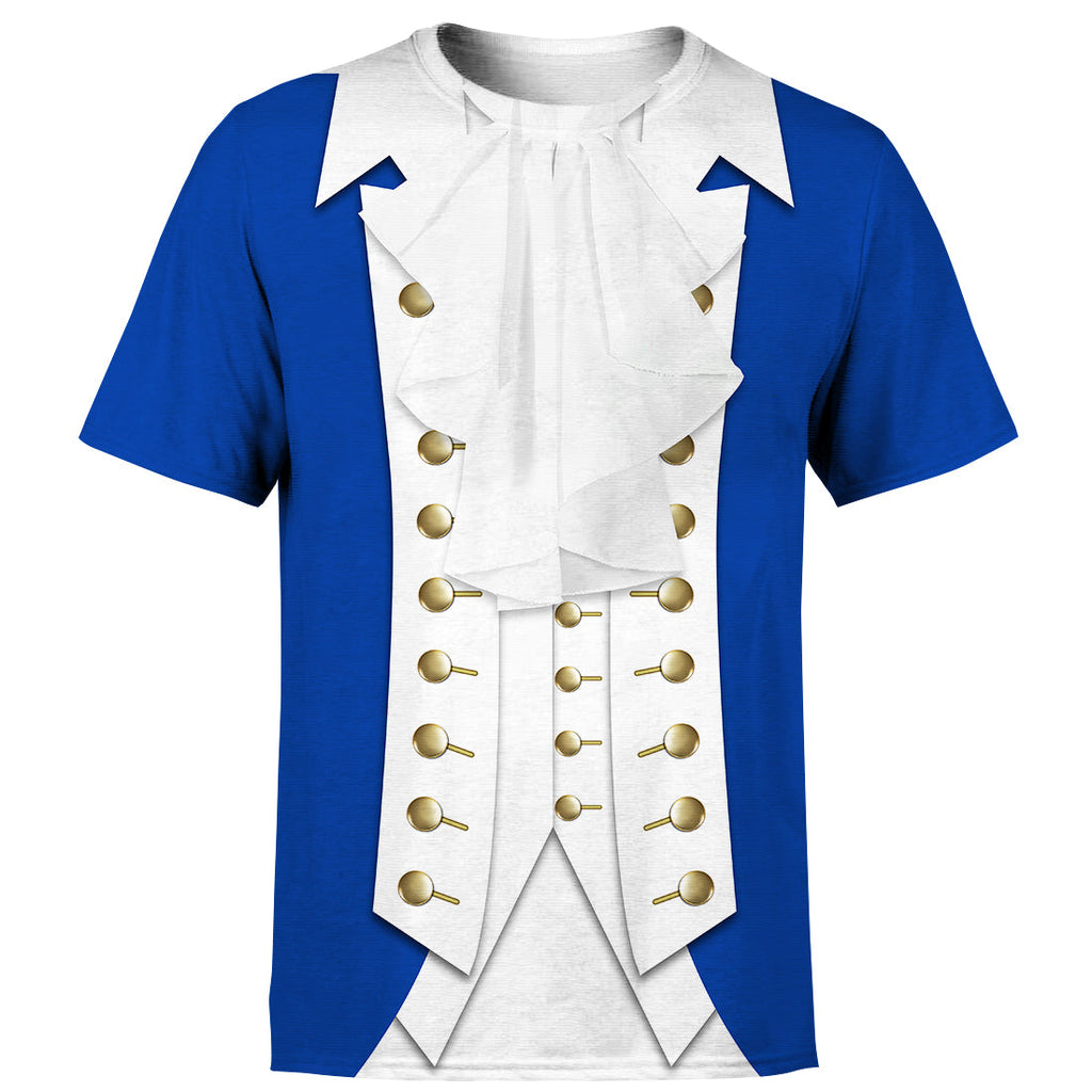 Men's Historical Hoodie Custom Alexander Hamilton T-shirt Hoodie