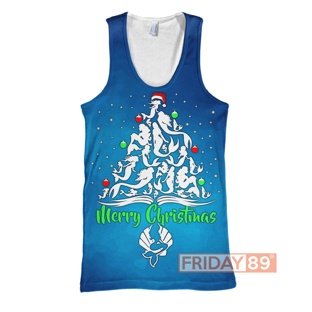 TLM T-shirt Mermaid Christmas Tree T-shirt Awesome DN Hoodie Sweater Tank