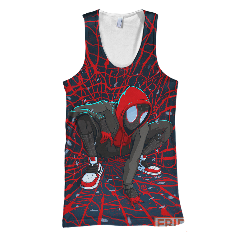  Spiderman Hoodie Spider Verse 3D Print T-shirt MV Spiderman Shirt Sweater Tank 2026