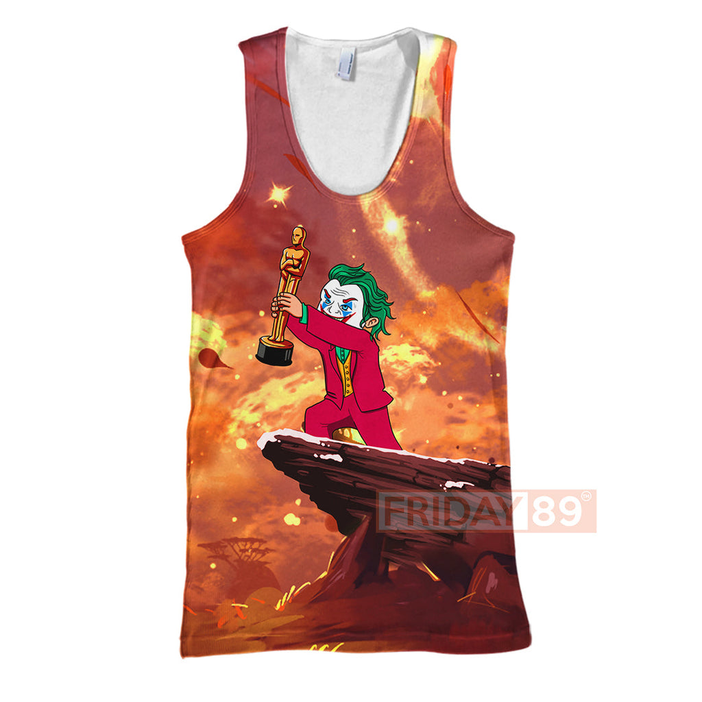  DC Joker Shirt Joker Oscar The King Shirt Amazing Funny DC Joker Hoodie Sweater Tank