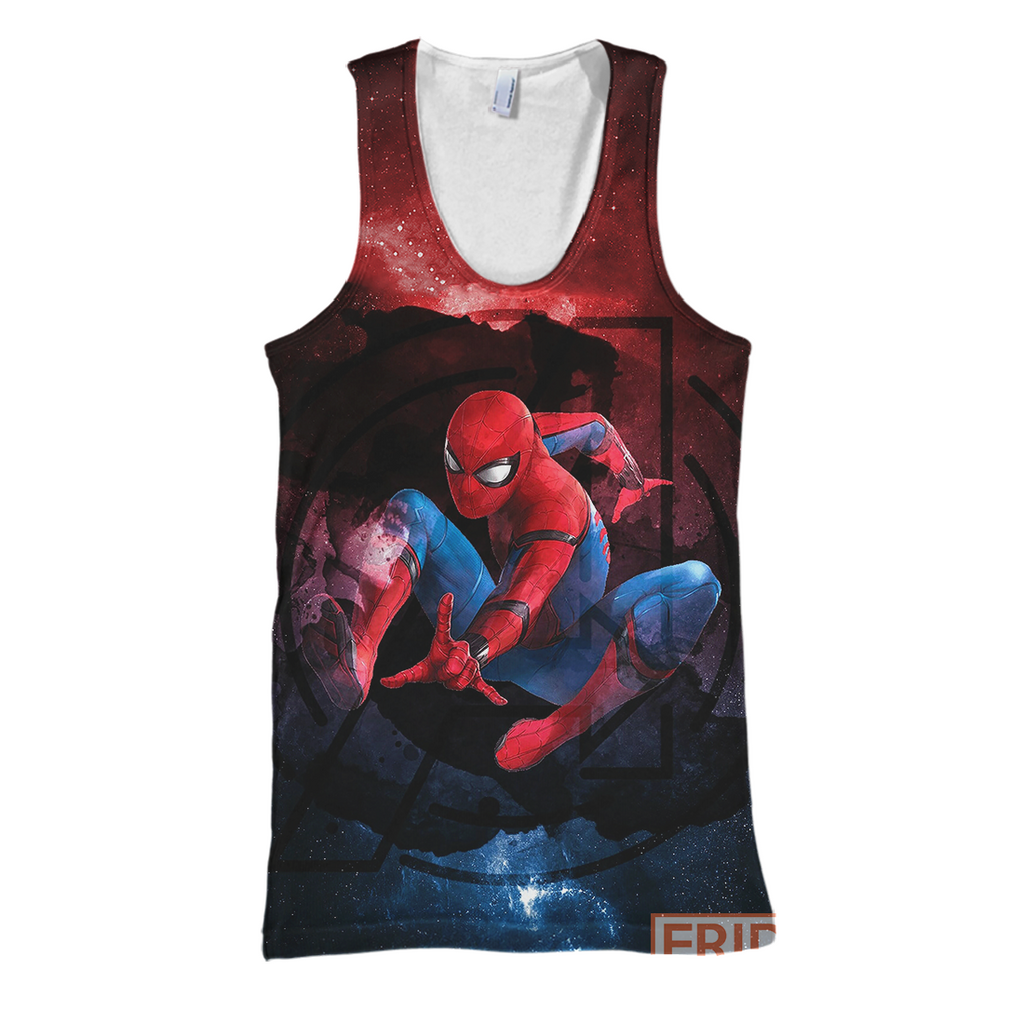  MV Spiderman Hoodie Spidey Galaxy T-shirt Amazing MV Spiderman Shirt Sweater Tank 2026