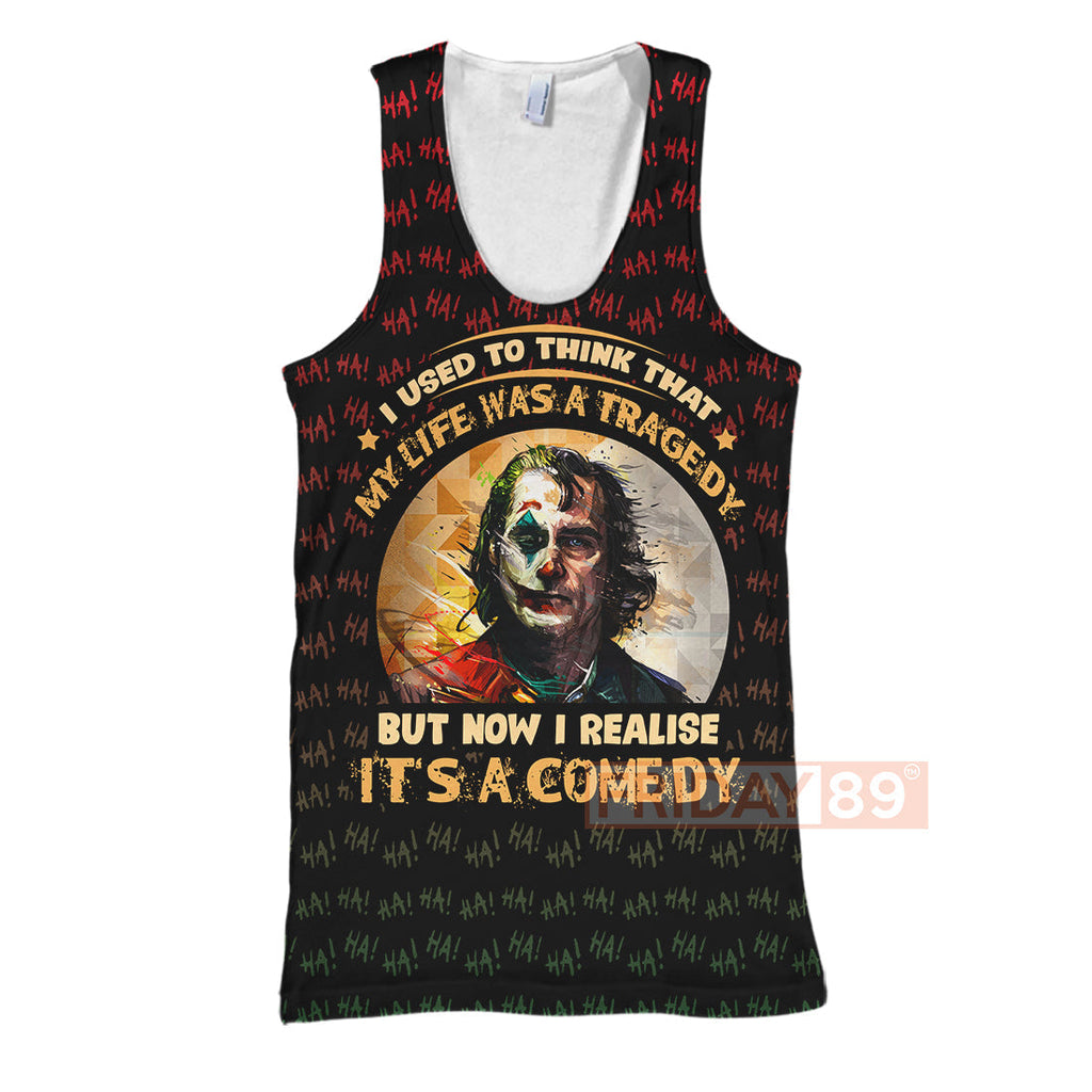  MV Joker Hoodie Life Is A Comedy Shirt High Quality MV Joker Shirt Sweater Tank