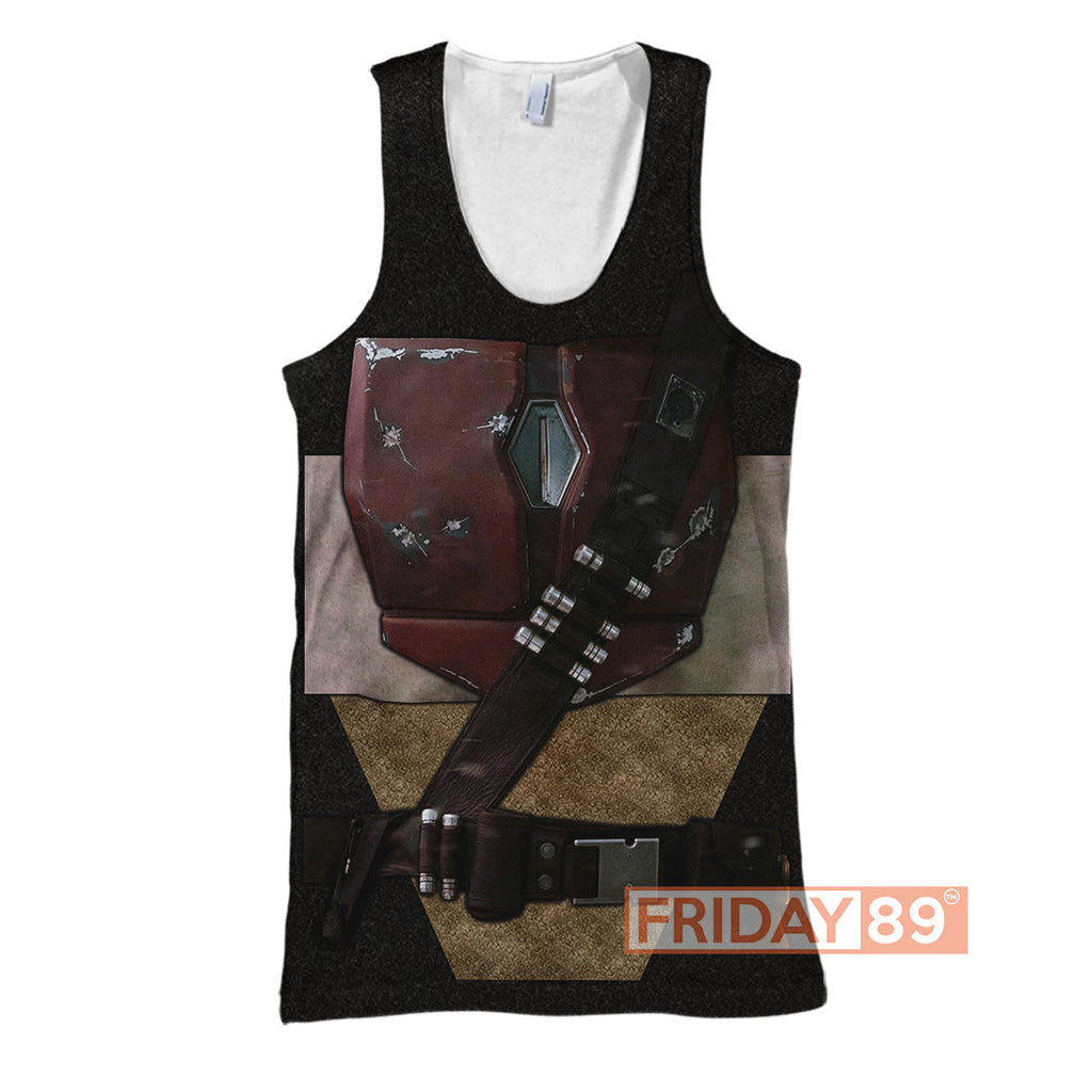  SW T-shirt The Mandalorian Cosplay Hoodie Mandalorian Costume Mandalorian T-shirt SW Hoodie Sweater Tank 2026