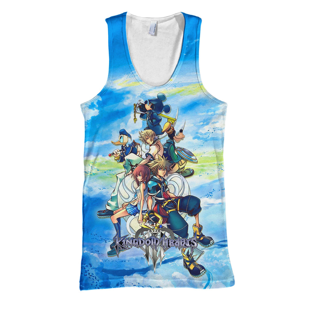  Kingdom Hearts Hoodie New Kingdom Hearts T-shirt Kingdom Hearts Hoodie Sweater Tank 