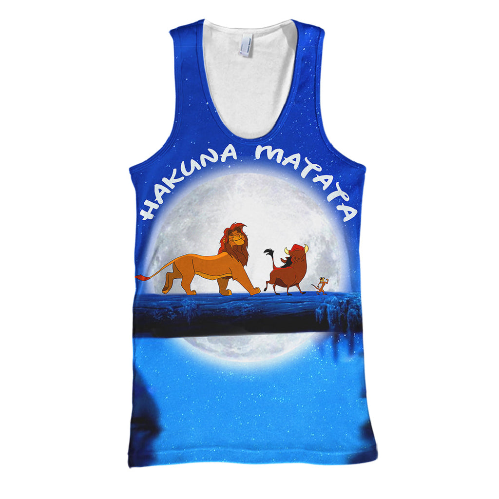 LK T-shirt It Means No Worries - Hakuna Matata Shirt Amazing DN Hoodie Sweater Tank