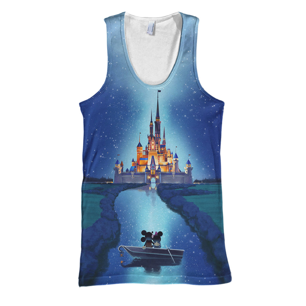 DN T-shirt DN Land Castle 3D Print T-shirt Amazing DN Hoodie Sweater Tank