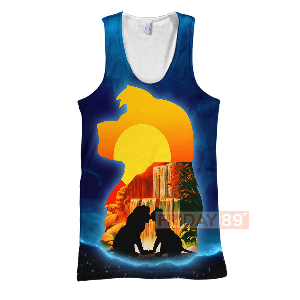 LK T-shirt Simba & Nala T-shirt LK Cosplay Costume Awesome DN Hoodie Sweater Tank