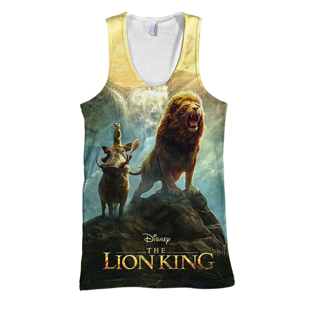 LK T-shirt The King Roaring T-shirt High Quality DN Hoodie Sweater Tank