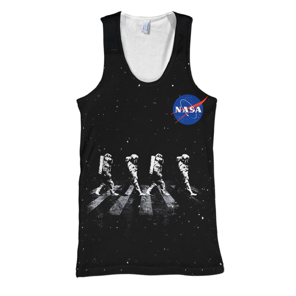  NASA T-shirt 3D Print Walking Astronauts In Space T-shirt Amazing NASA Hoodie Sweater Tank 