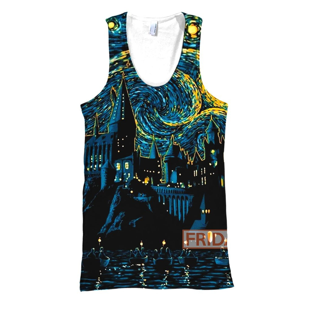  HP T-shirt HW Magic Starry Night 3D Print Hoodie Cool High Quality HP HW T-shirt Tank Sweater 2024