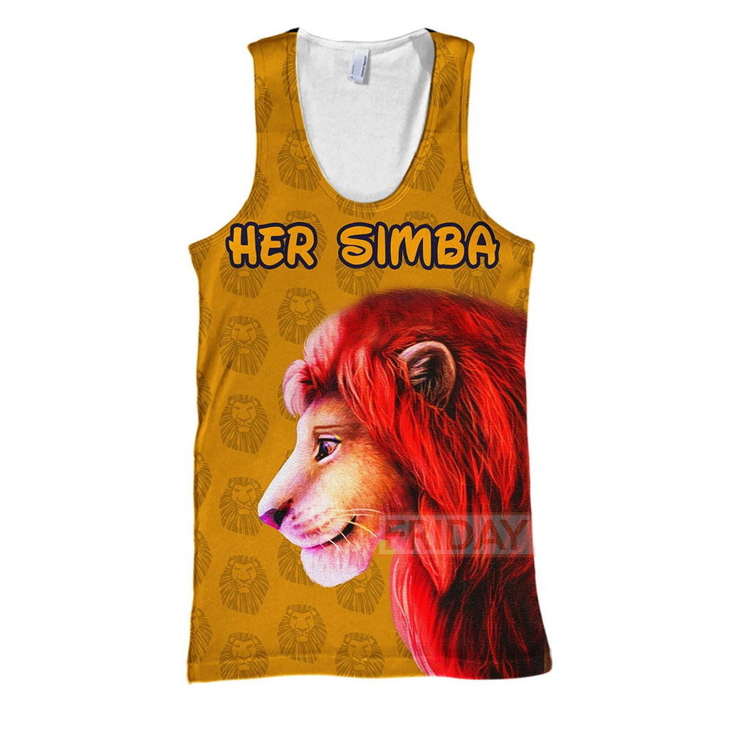 LK T-shirt Her Simba - No Worries  T-shirt Awesome DN Hoodie Sweater Tank