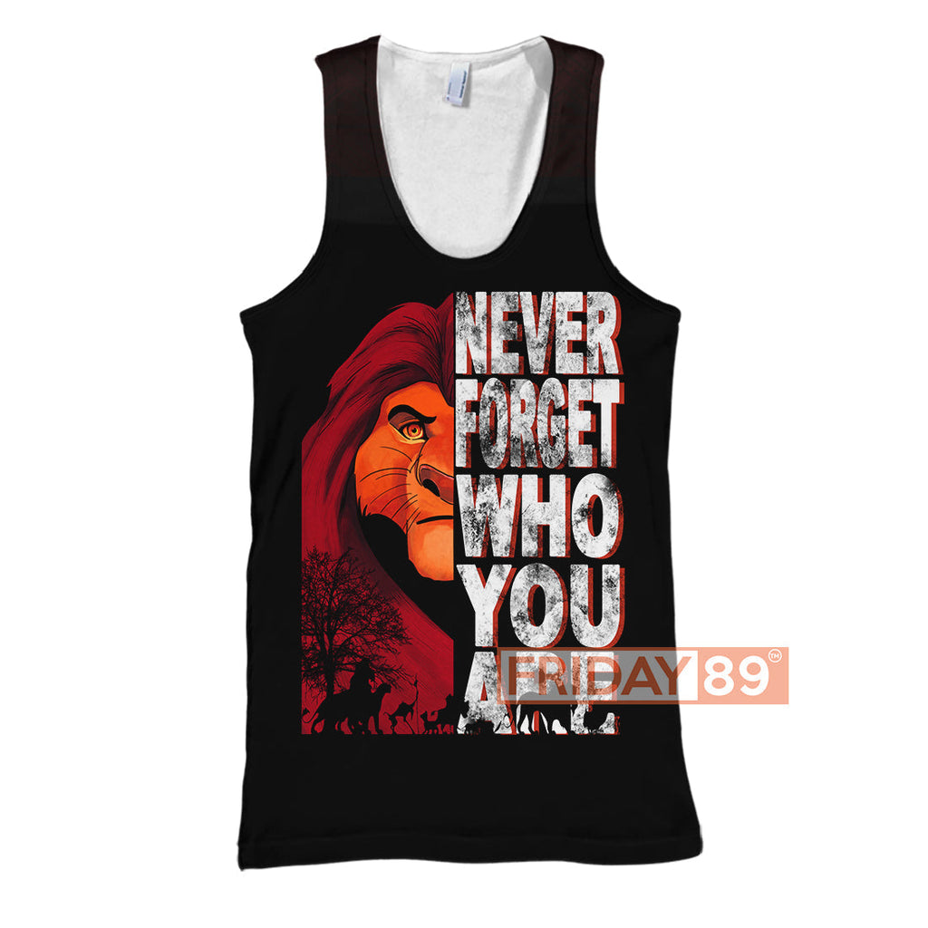 LK T-shirt Never Forget Who You Are 3D Print T-shirt Awesome DN Hoodie Sweater Tank