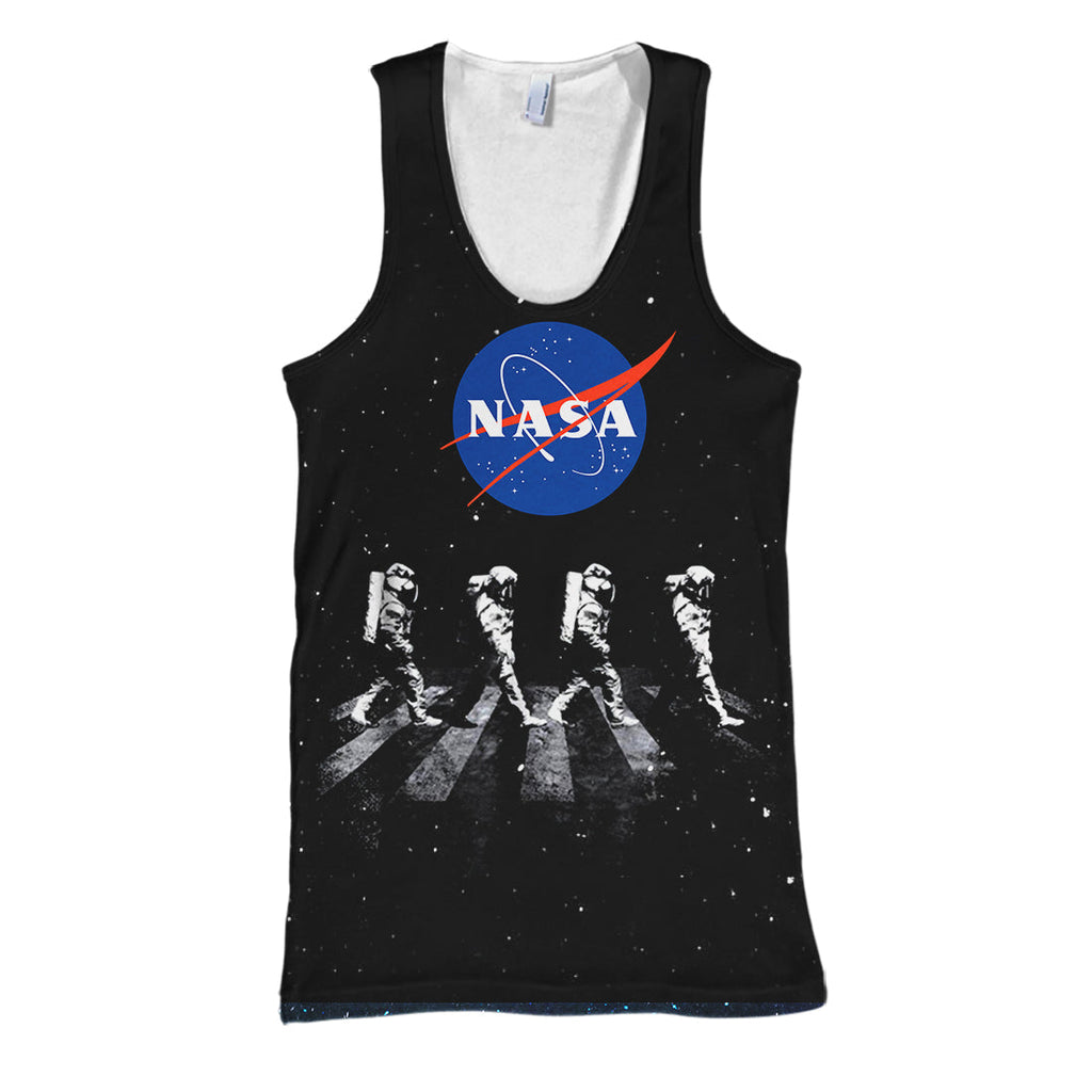  NASA T-shirt Apollo 11 Walking Astronauts T-shirt Amazing NASA Hoodie Sweater Tank 2025