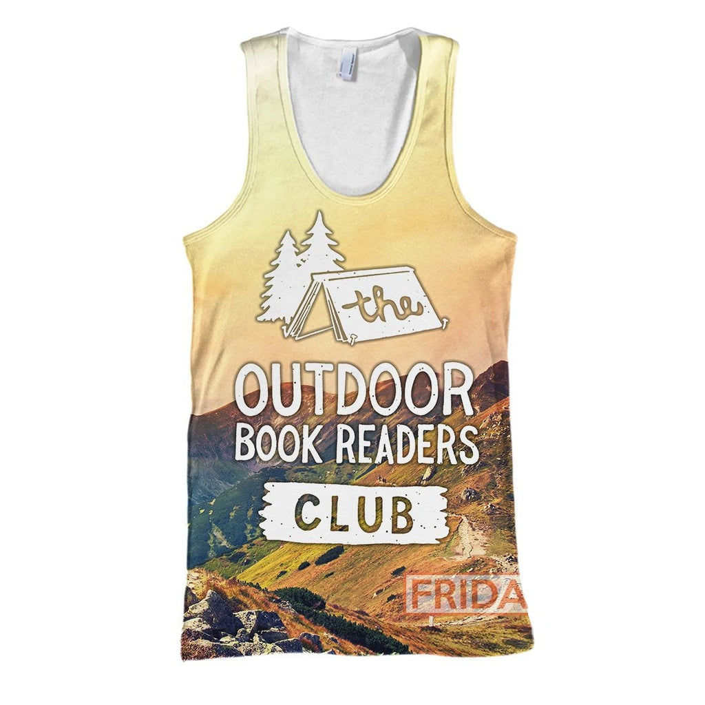 Camping Hoodie The Outdoor Book Readers Club Camping 3D Print Hoodie T-shirt Tank Sweater