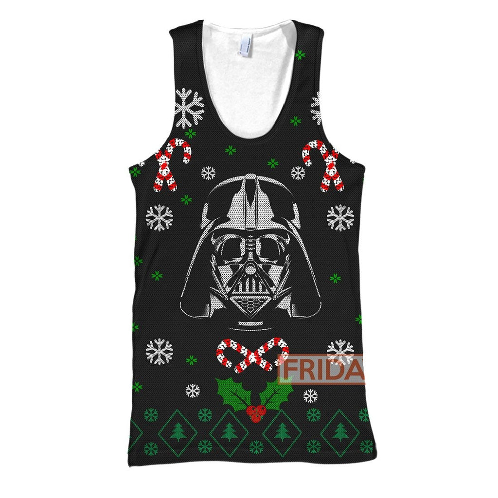  SW T-shirt Darth Vader Christmas Sweater T-shirt Awesome SW Hoodie Sweater Tank 2023