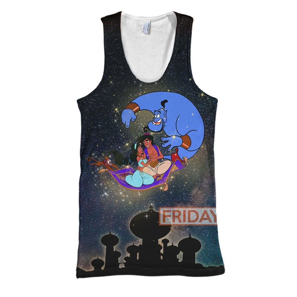 Aladdin T-shirt Aladdin 3D Print T-shirt High Quality DN  Hoodie Sweater Tank