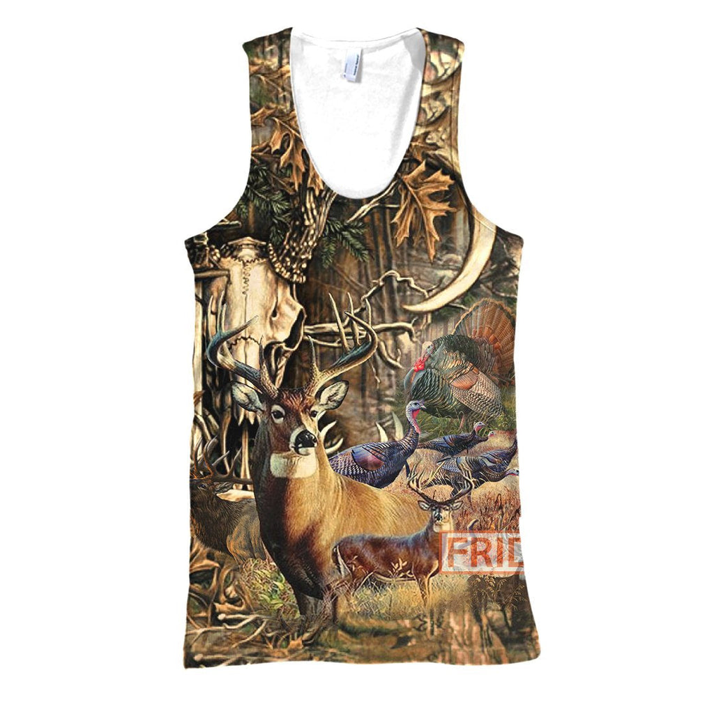 Gifury Hunting T-shirt Hunting Wildlife Deer Hunter T-shirt Hunting Hoodie Hunting Apparel Sweater Tank 2024