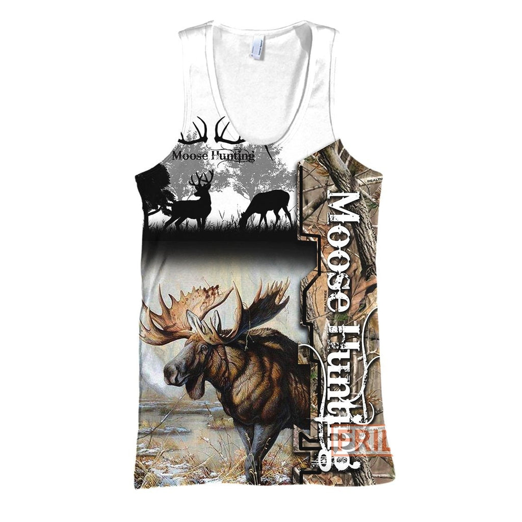 Gifury Hunting Hoodie Moose Hunting T-shirt Hunting Shirt Sweater Tank 2024