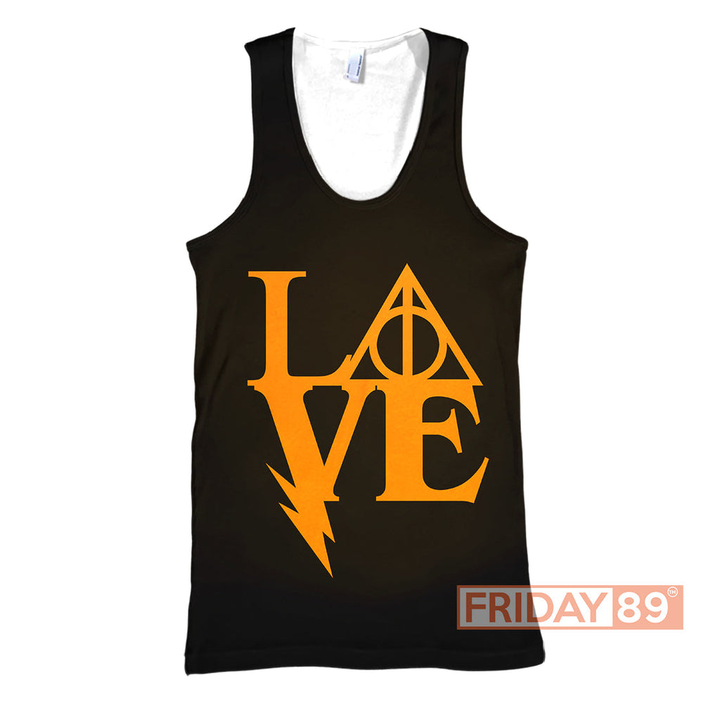  HP T-shirt Love Letters Graphic T-shirt Awesome High Quality HP Hoodie Sweater Tank 2026