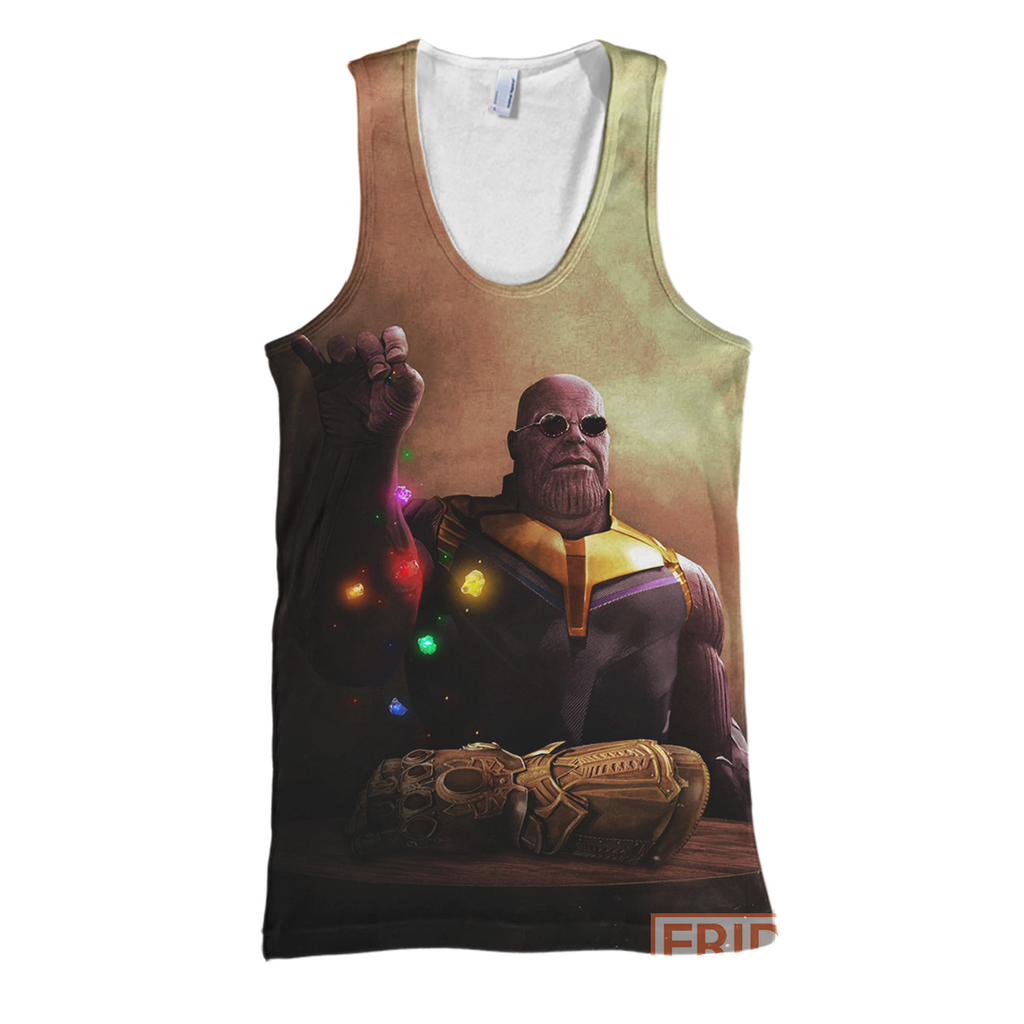  MV Thanos Hoodie ThaBae Infinity Stones T-shirt Amazing MV Thanos Shirt Sweater Tank 