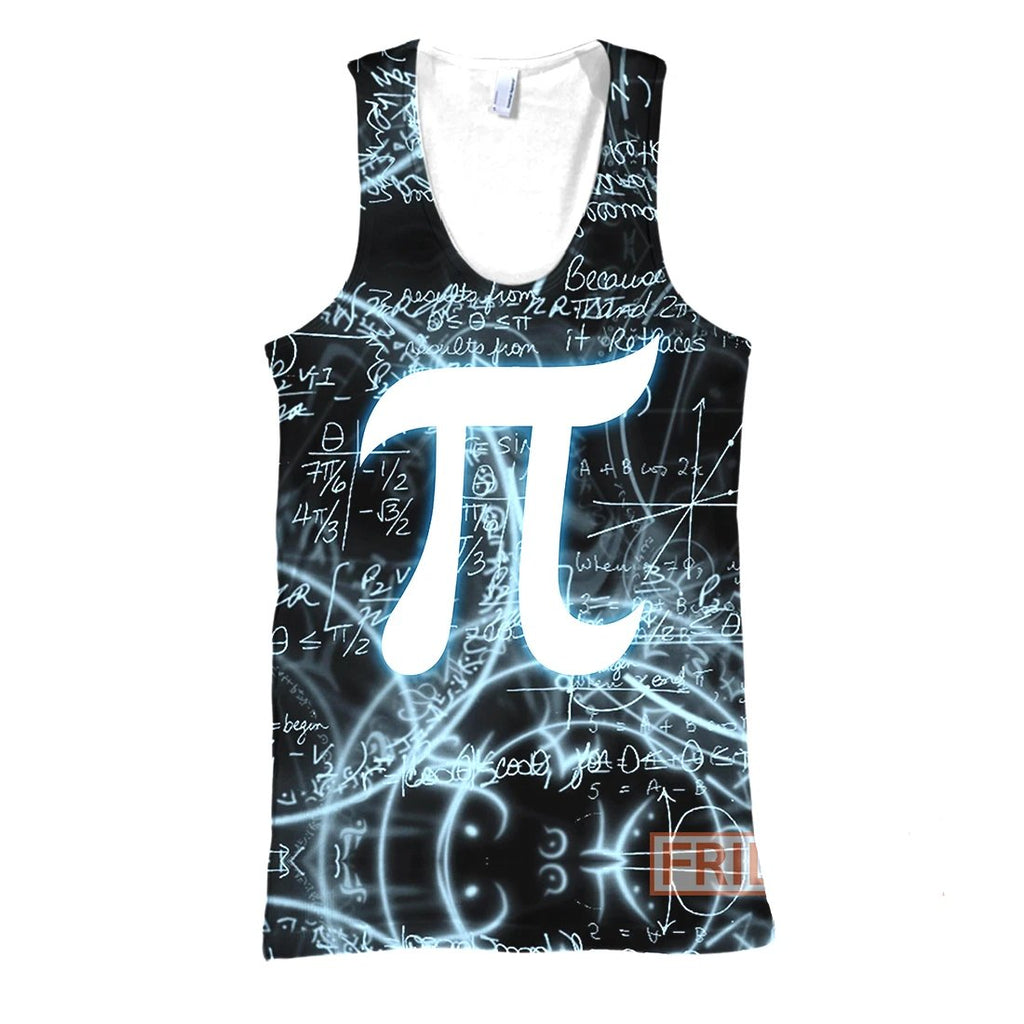 Gifury Pi Hoodie Mathematics Geeks And Nerds Pi Day 3D Print T-shirt Pi Shirt Sweater Tank 2024