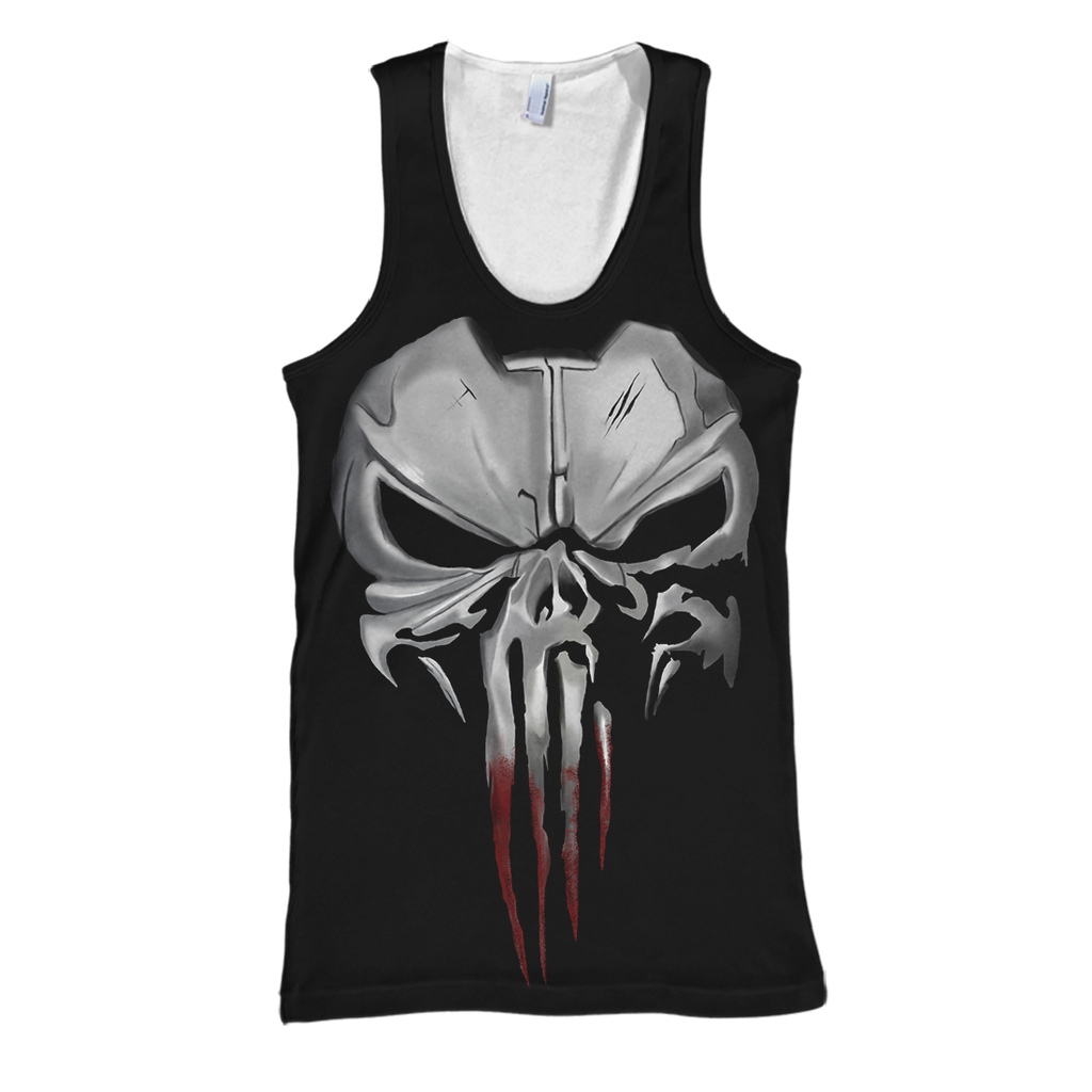  MV Hoodie The Punisher Hoodie T Shirt Punisher Cosplay T-shirt MV Shirt Sweater Tank 2026