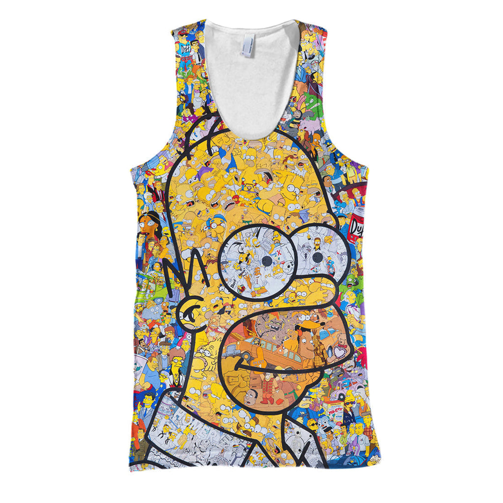  The Simpsons Hoodie The Simpsons Art 3D Print T-shirt Awesome The Simpsons Shirt Sweater Tank 2026