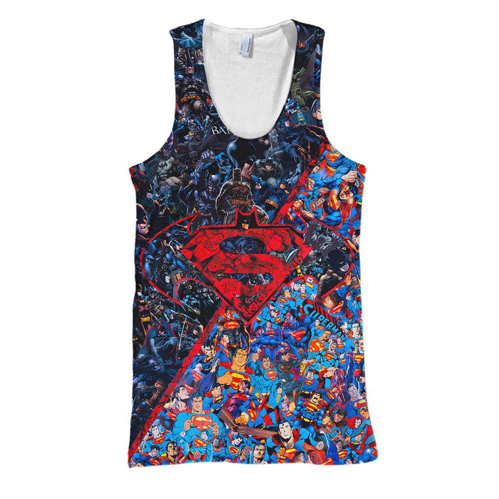  DC Hoodie Superman & Batman 3D Print T-shirt Awesome DC Shirt Sweater Tank 2026