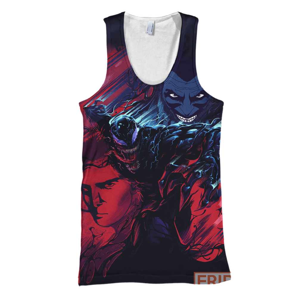  MV T-shirt Blue & Red - Venom T-shirt MV Venom Hoodie Sweater Tank 2026