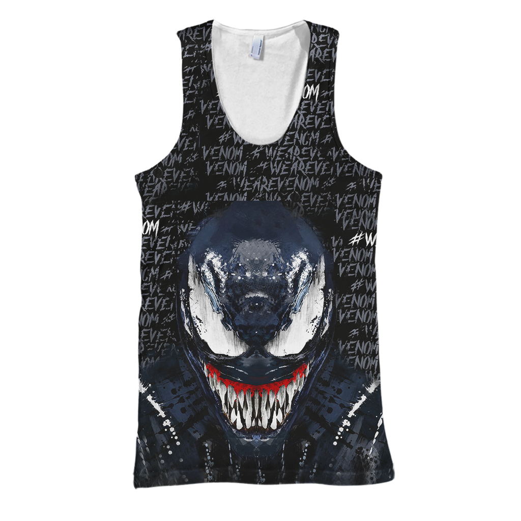  MV Venom T-shirt We Are Venom Black & Blue 3D Print T-shirt MV Venom Hoodie Sweater Tank 2026