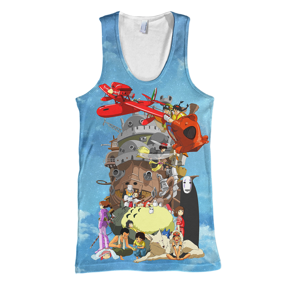  S.Ghibli Hoodie Studio S.Ghibli 3D print T-shirt Amazing S.Ghibli Shirt Sweater Tank 