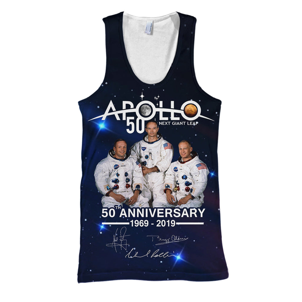  NASA T-shirt 50th Anniversary Apollo 11 T-shirt Awesome NASA Hoodie Sweater Tank 2026