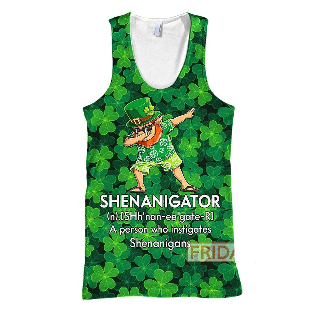 Gifury St Patrick's Day Hoodie Shenanigator Definition St Patrick's Day Lucky Charms Shamrock 3D Print T-shirt ST. Patrick's Day Sweater Tank 2024