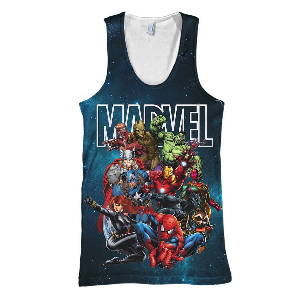  MV Hoodie Marvel Avengers Guardians of The Galaxy Team 3D Print T-shirt MV Shirt Sweater Tank 2026
