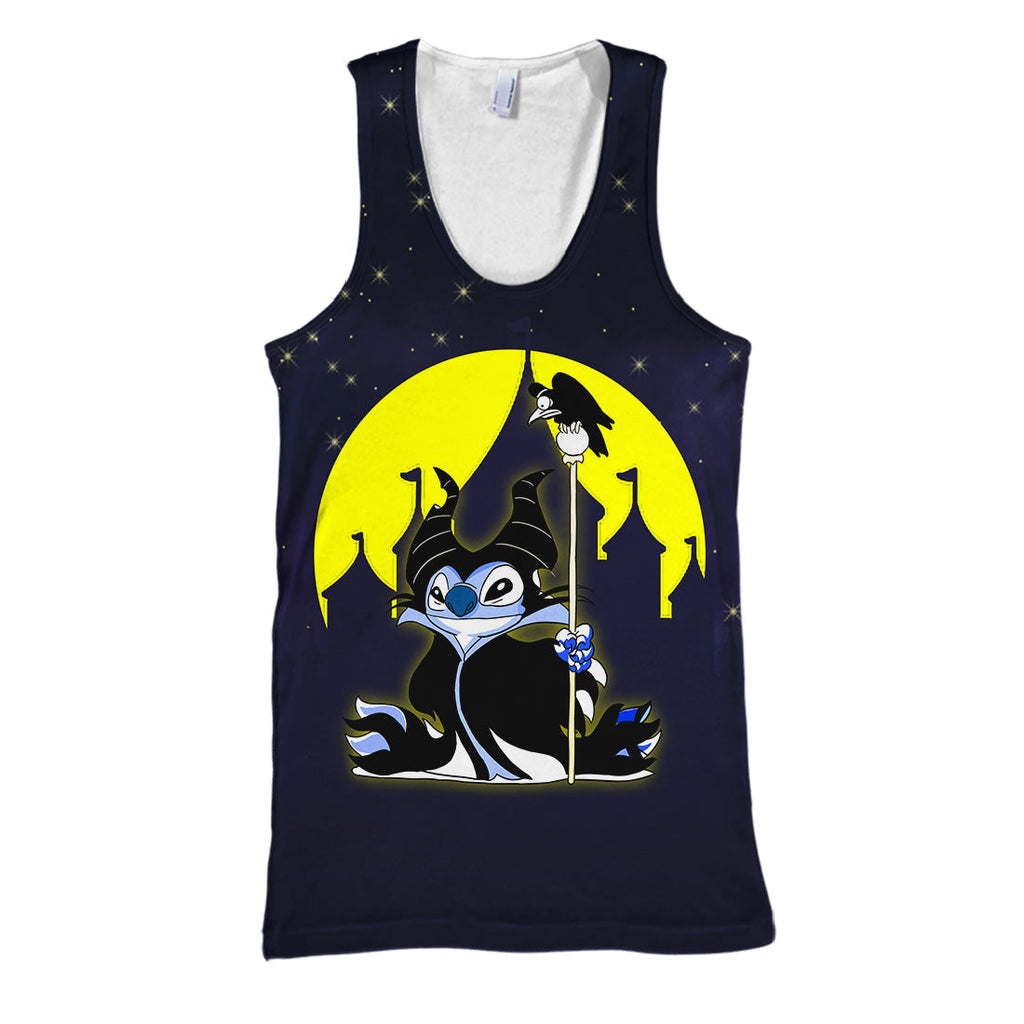 Stitch T-shirt 3D Print Stitch Maleficent T-shirt Awesome DN Hoodie Sweater Tank